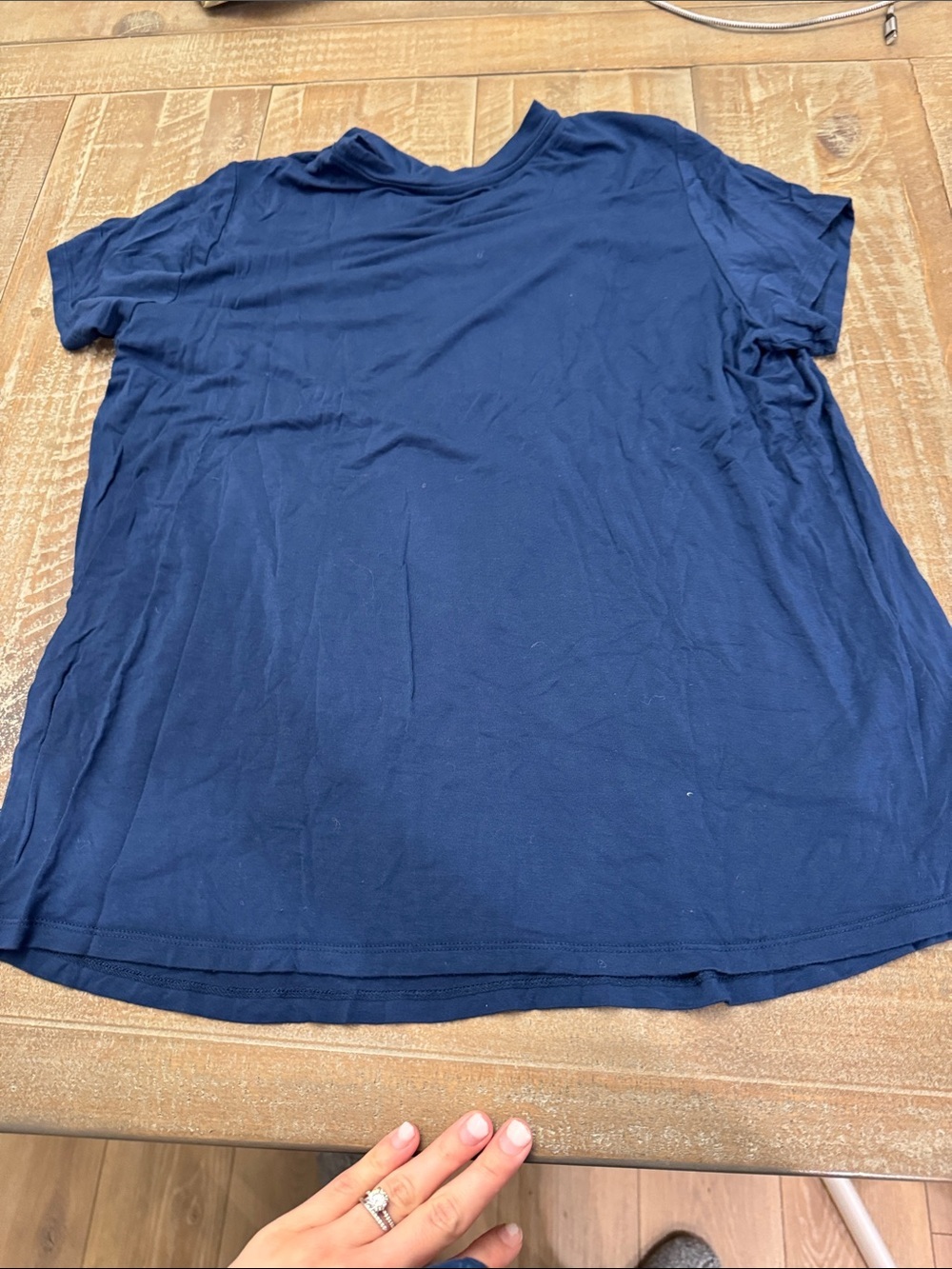 Kindred Bravely Navy Blue Two-Piece Lounge Set nursing Pajamas - Picture 9 of 9